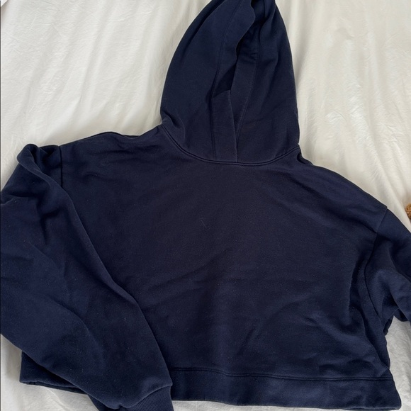 Alo cropped hoodie navy - Picture 3 of 4